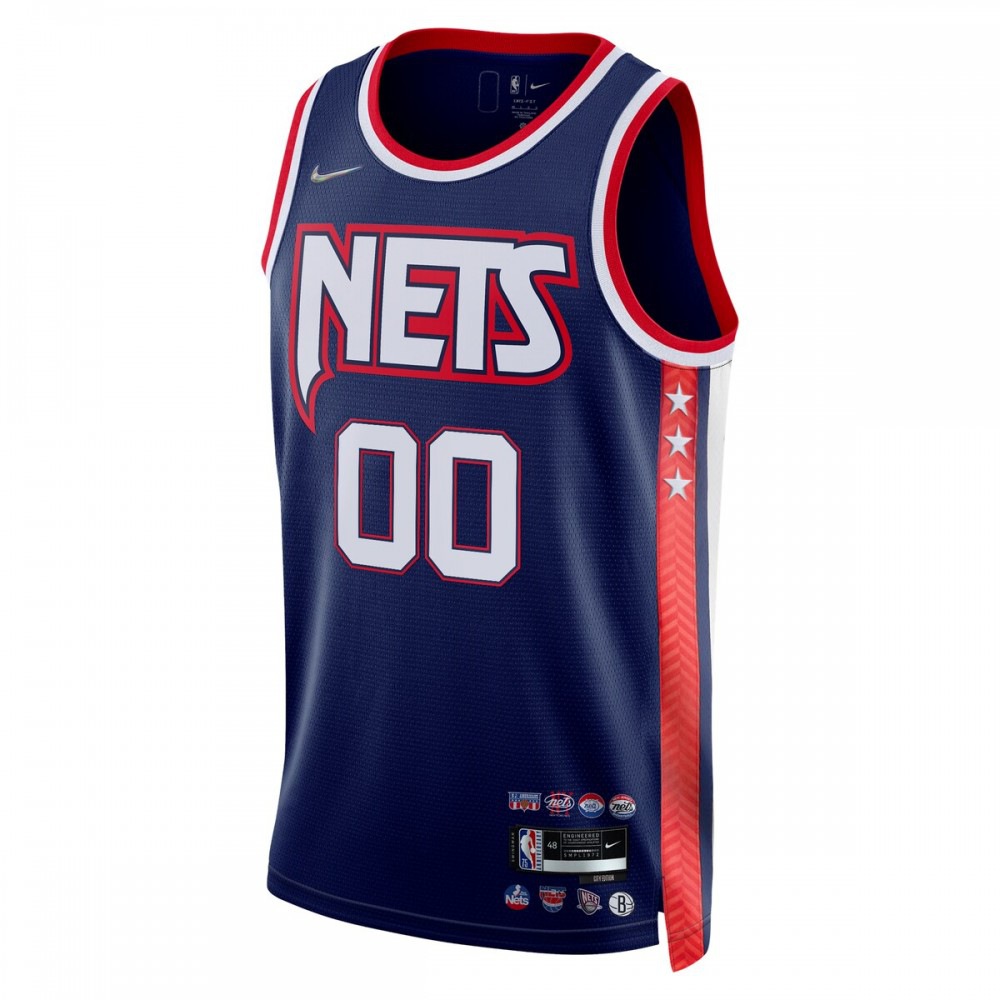 Brooklyn Nets 2021/22 Swingman Custom Jersey - City Edition - Navy-Pro Kit Vault | Brand New 26/27 Sports Jerseys